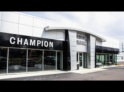 Champion buick gmc - Our dealership also has a maintenance department known for providing excellent repairs. We proudly serve Louisville and Shelbyville, KY Buick, GMC, and Chevrolet Customers in La Grange. Today 12:00 PM - 5:00 PM (Closed now) 502 S 1st St. La Grange, KY 40031. Map & directions. (502) 586-3672. View inventory. Dealer website.